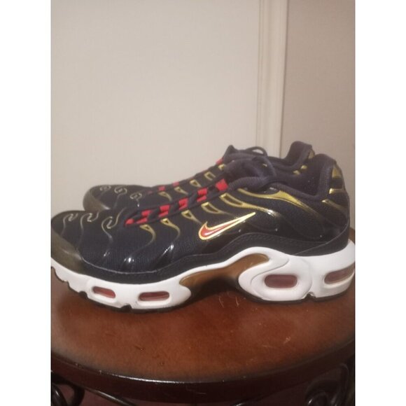 Nike Air Max Plus OG Size 5.5 Y Obsidian/ Comet Red, DJ2009-400 Tennis Shoes - Picture 9 of 16